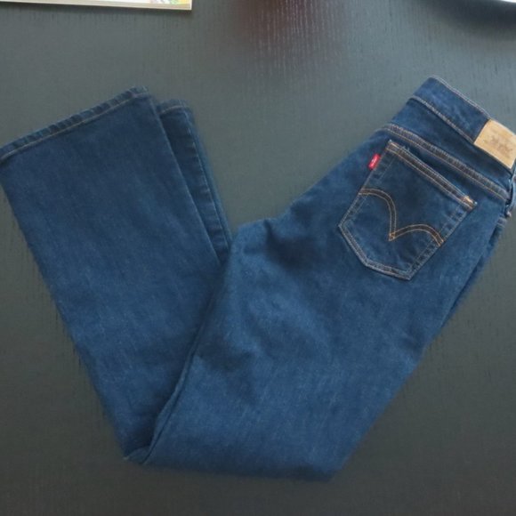Levi's Denim - Like New Levi's 515 Boot Cut Dark Wash Jeans 30M Inseam 31"